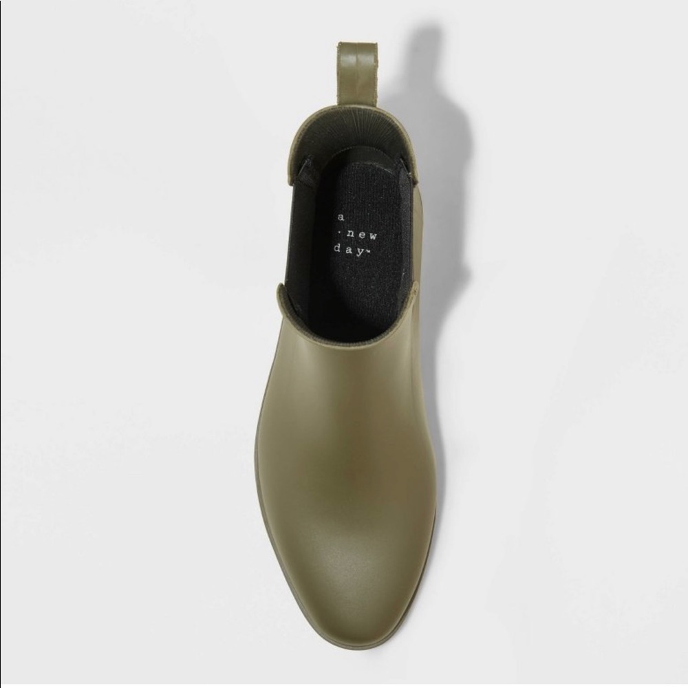 Women’s Chelsea Rain Boots- A New Day- Green - Picture 2 of 5